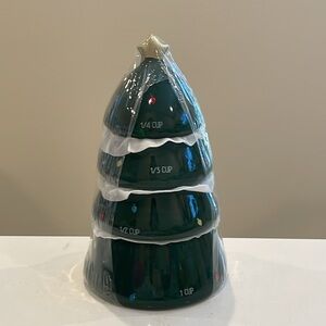 New Target Bullseye Playground Christmas Tree Ceramic Measuring Cups